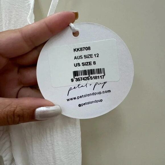 Petal and Pup Karlie white Cutout dress NWT - Picture 7 of 9